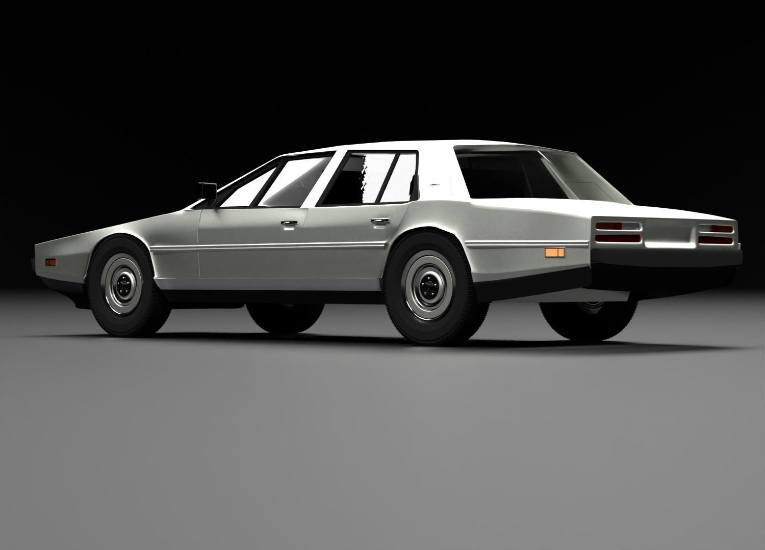 Aston Martin Lagonda  3D model_4