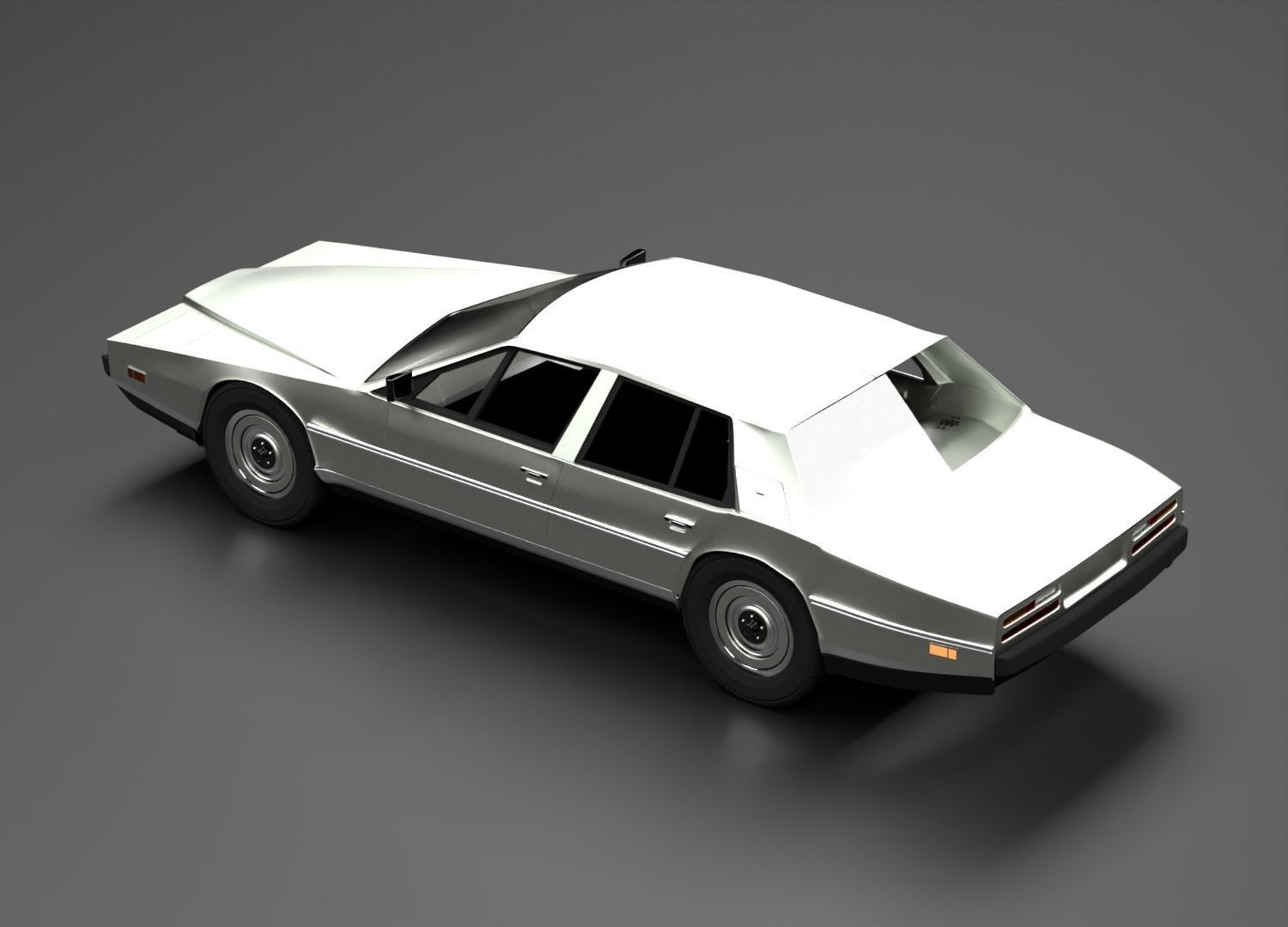 Aston Martin Lagonda  3D model_1