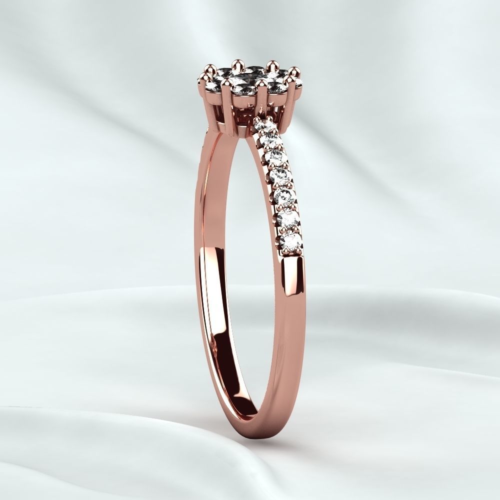 Red Gold Fashion Ring 3D print model_17