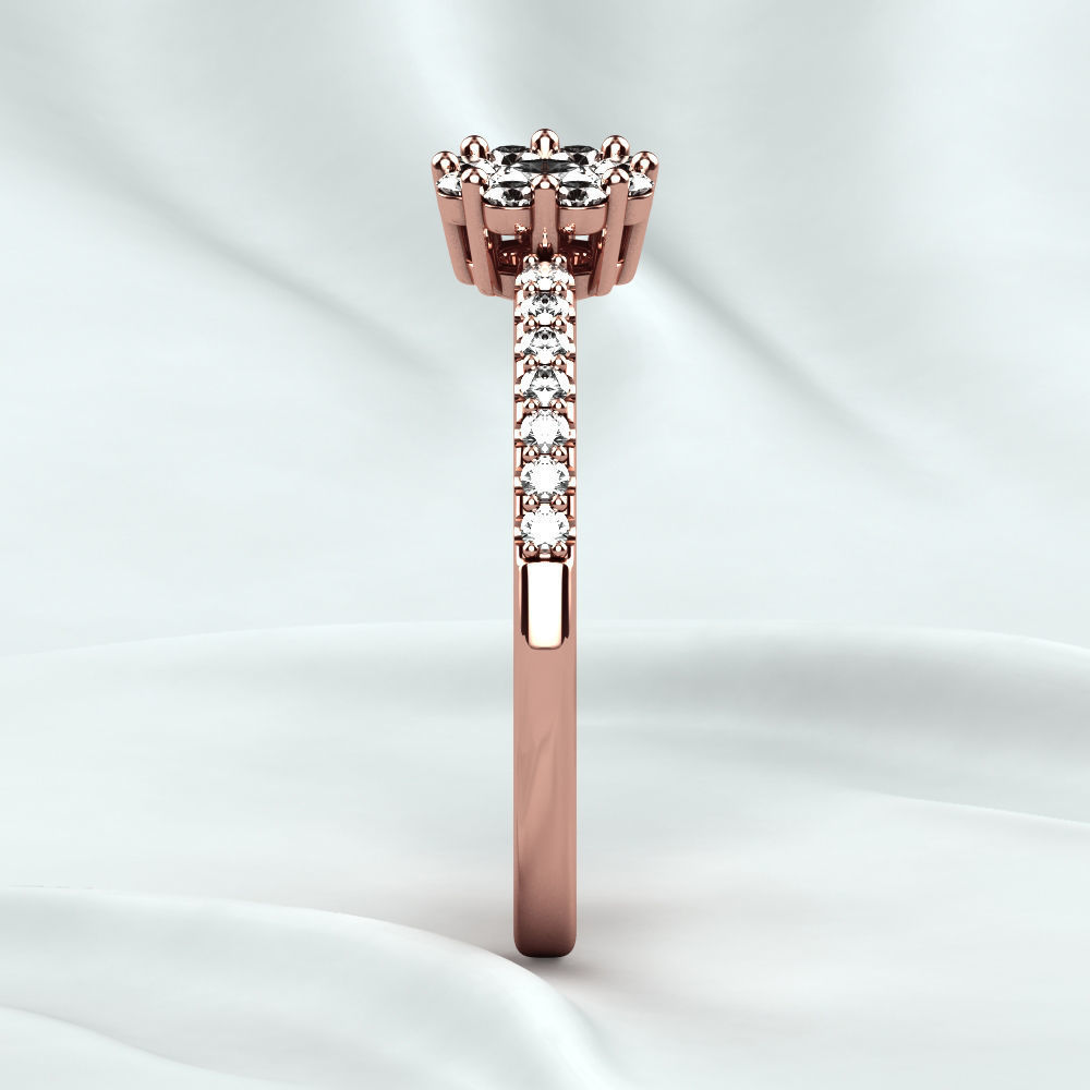 Red Gold Fashion Ring 3D print model_18