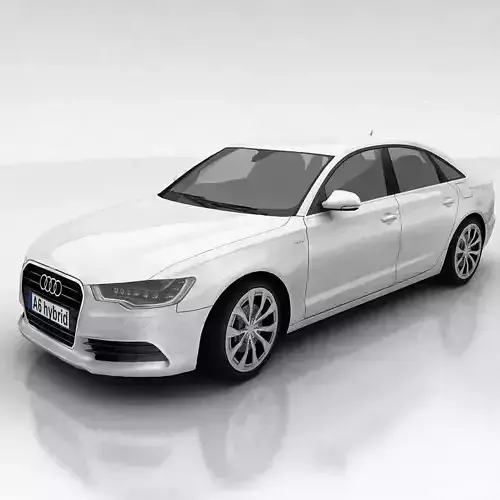 Audi A6 Low-poly 3D model