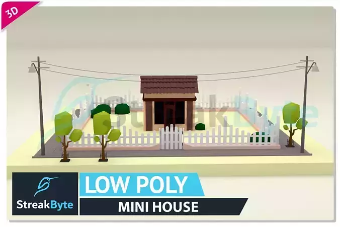 Low Poly Mini House