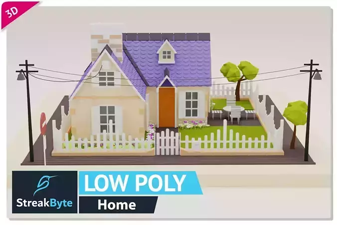 Low Poly Awesome Home