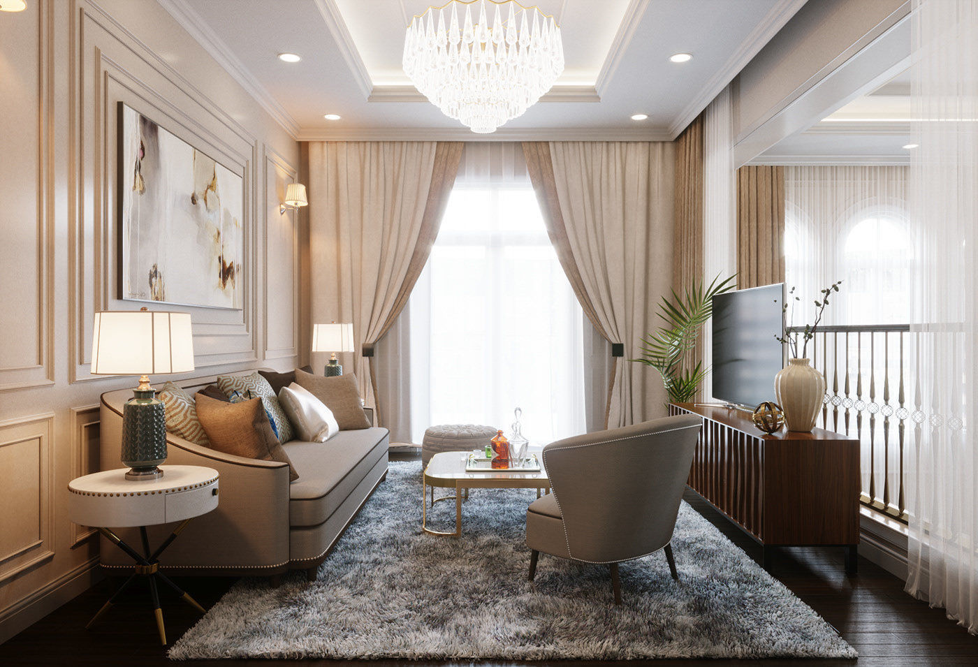 Vin Homes Villa  Scene for 3ds Max Corona Render 3D model 3D model_17