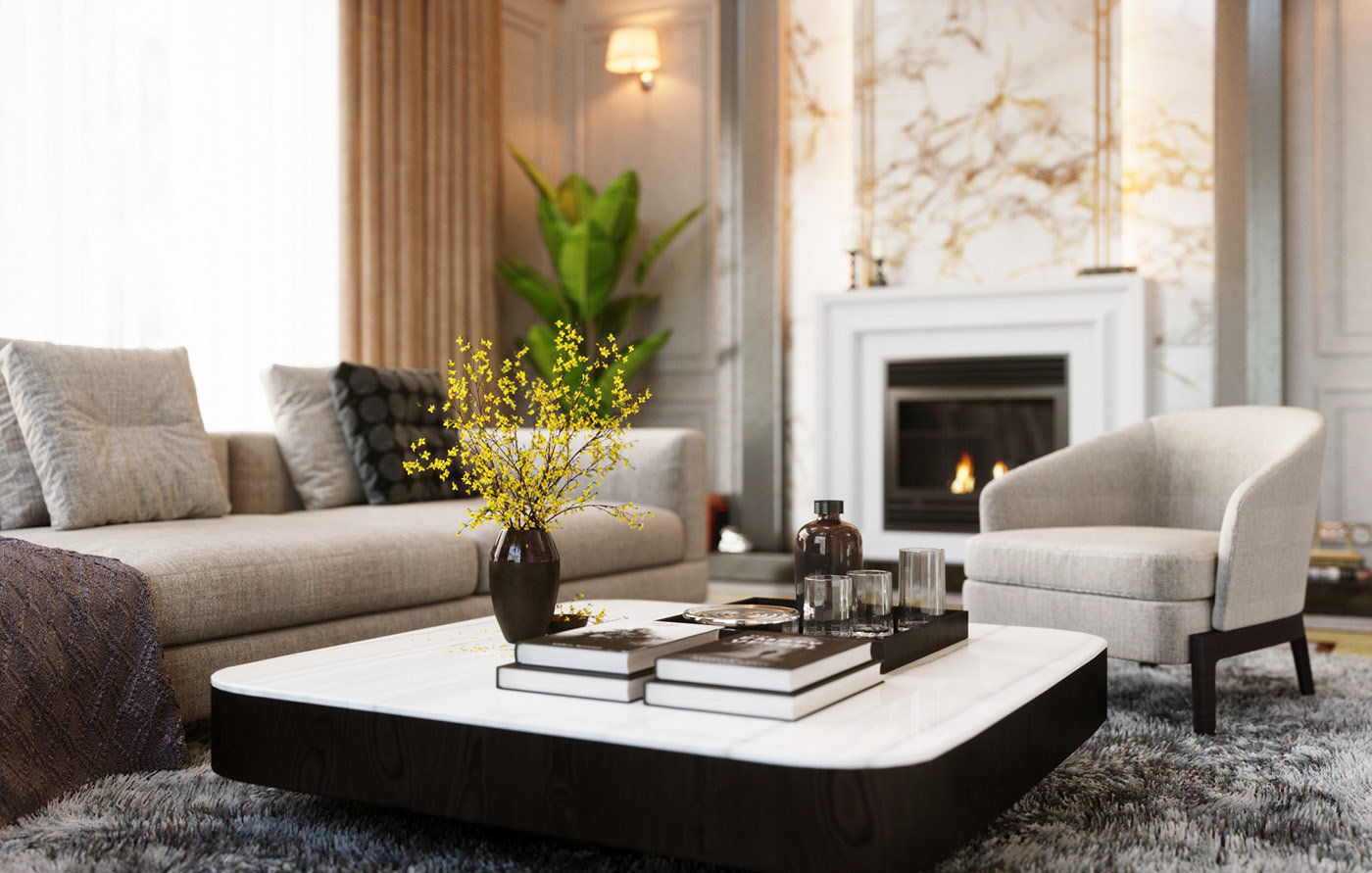 Vin Homes Villa  Scene for 3ds Max Corona Render 3D model 3D model_10