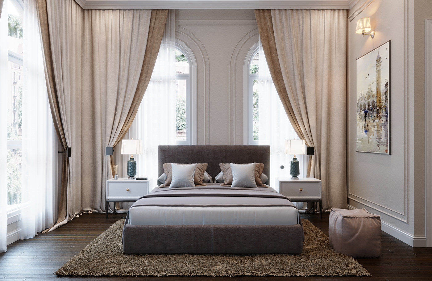 Vin Homes Villa  Scene for 3ds Max Corona Render 3D model 3D model_11