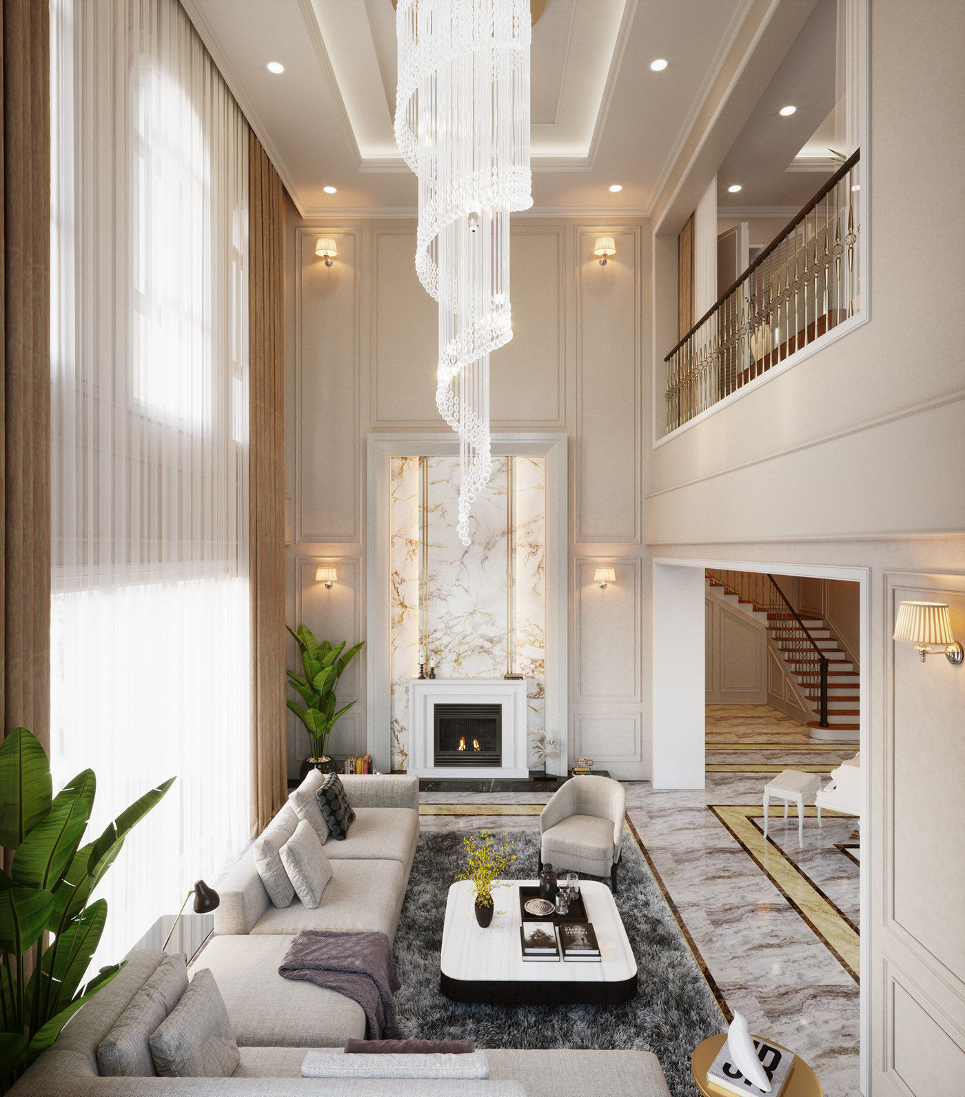 Vin Homes Villa  Scene for 3ds Max Corona Render 3D model 3D model_16