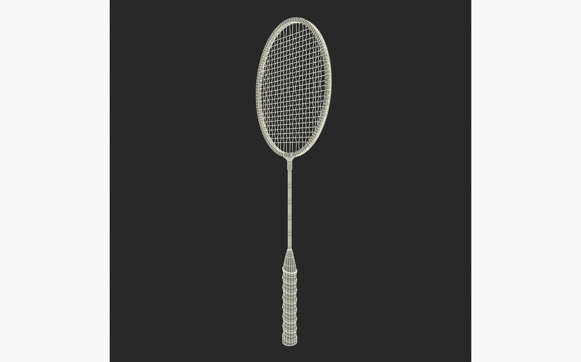 Badminton Racket Adidas 3D model_12