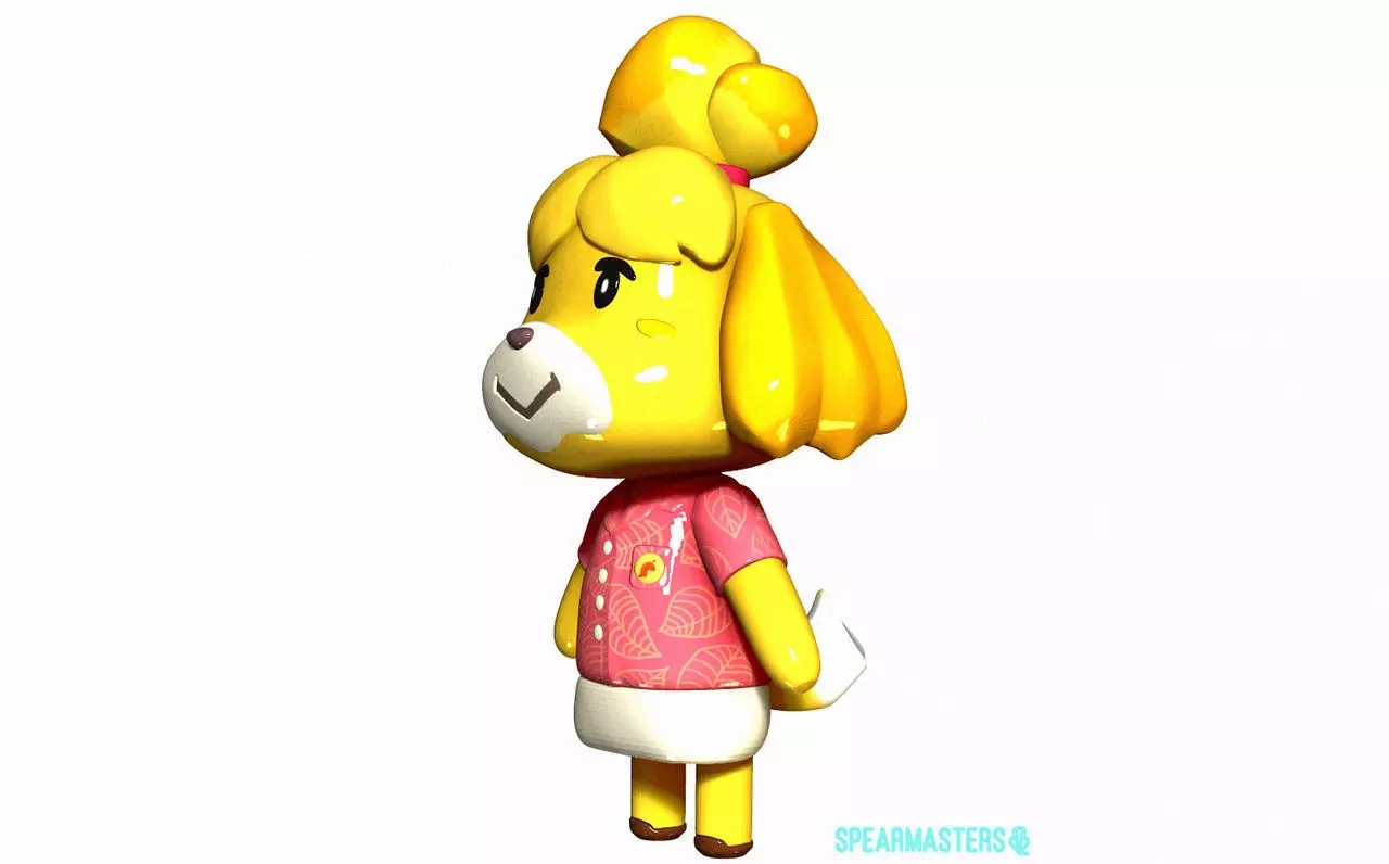 animal crossing isabelle figure Free 3D print model