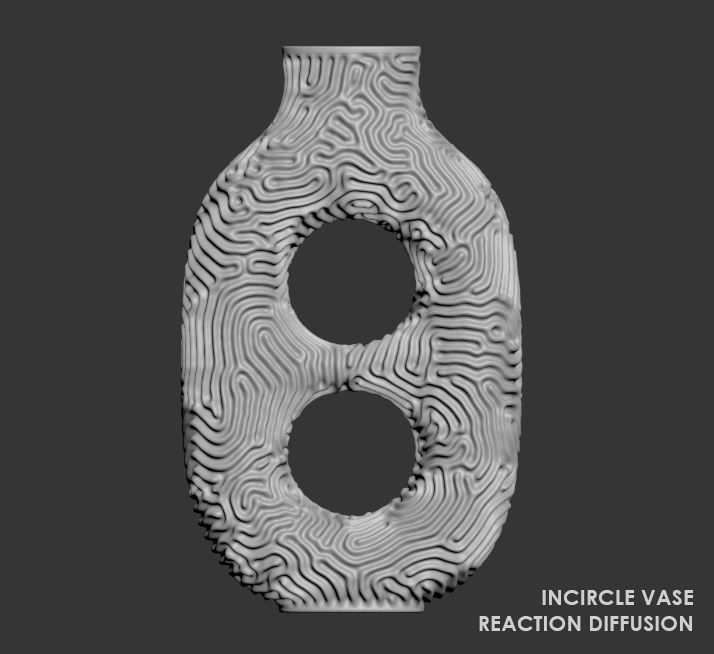 Incircle Vases Set 3D model_2