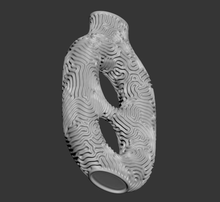 Incircle Vases Set 3D model_5