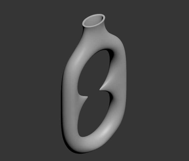 Incircle Vases Set 3D model_8