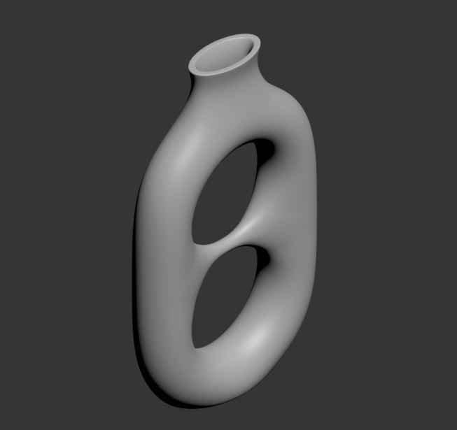 Incircle Vases Set 3D model_11
