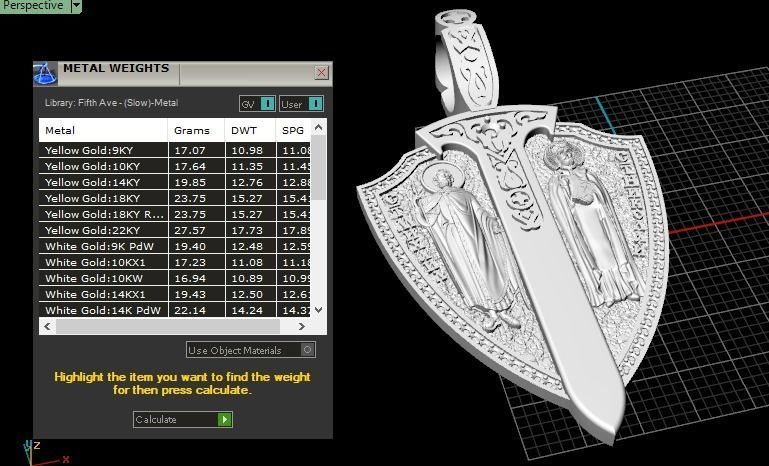 Orthodox Pendant with the faces of saints 3D print model_3