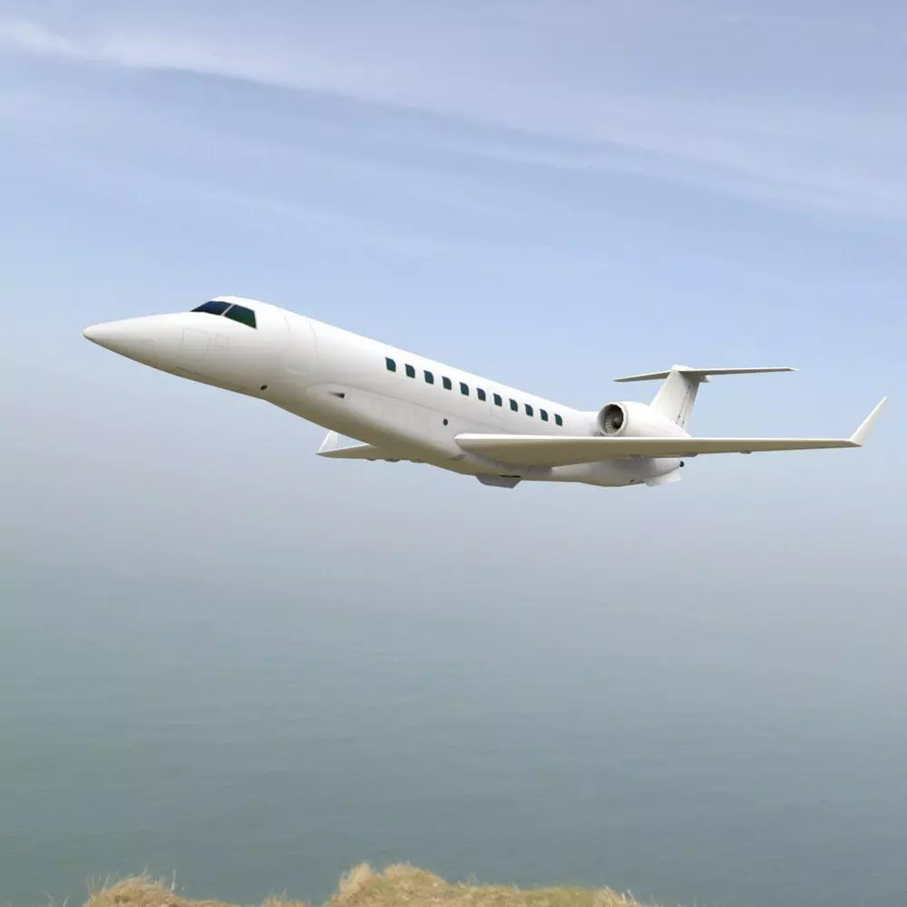 Embraer Legacy Executive Aircraft Low-poly 3D model