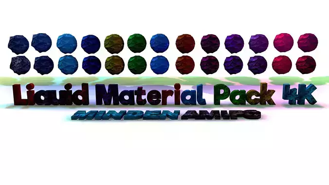 4K Liquid Material Pack  plus Lights