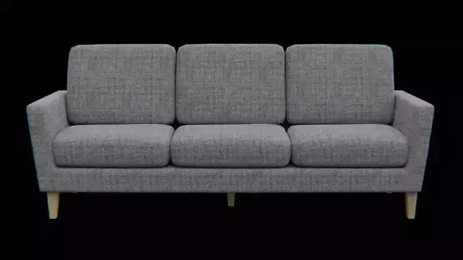 Sofa grey pattern fabric