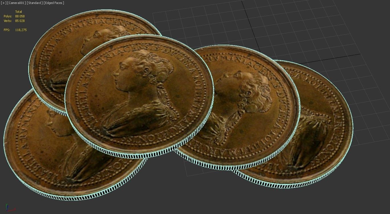 Medals Ferd de Saint Urbain 45 mm 3D model_8