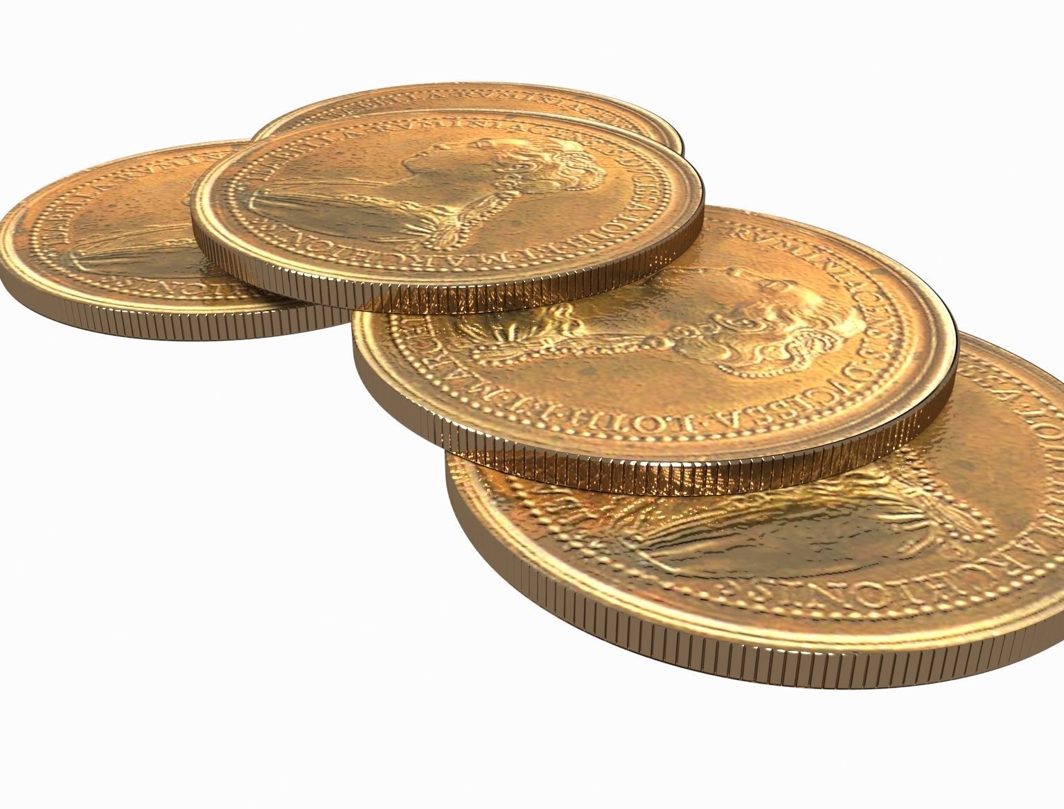 Medals Ferd de Saint Urbain 45 mm 3D model_7