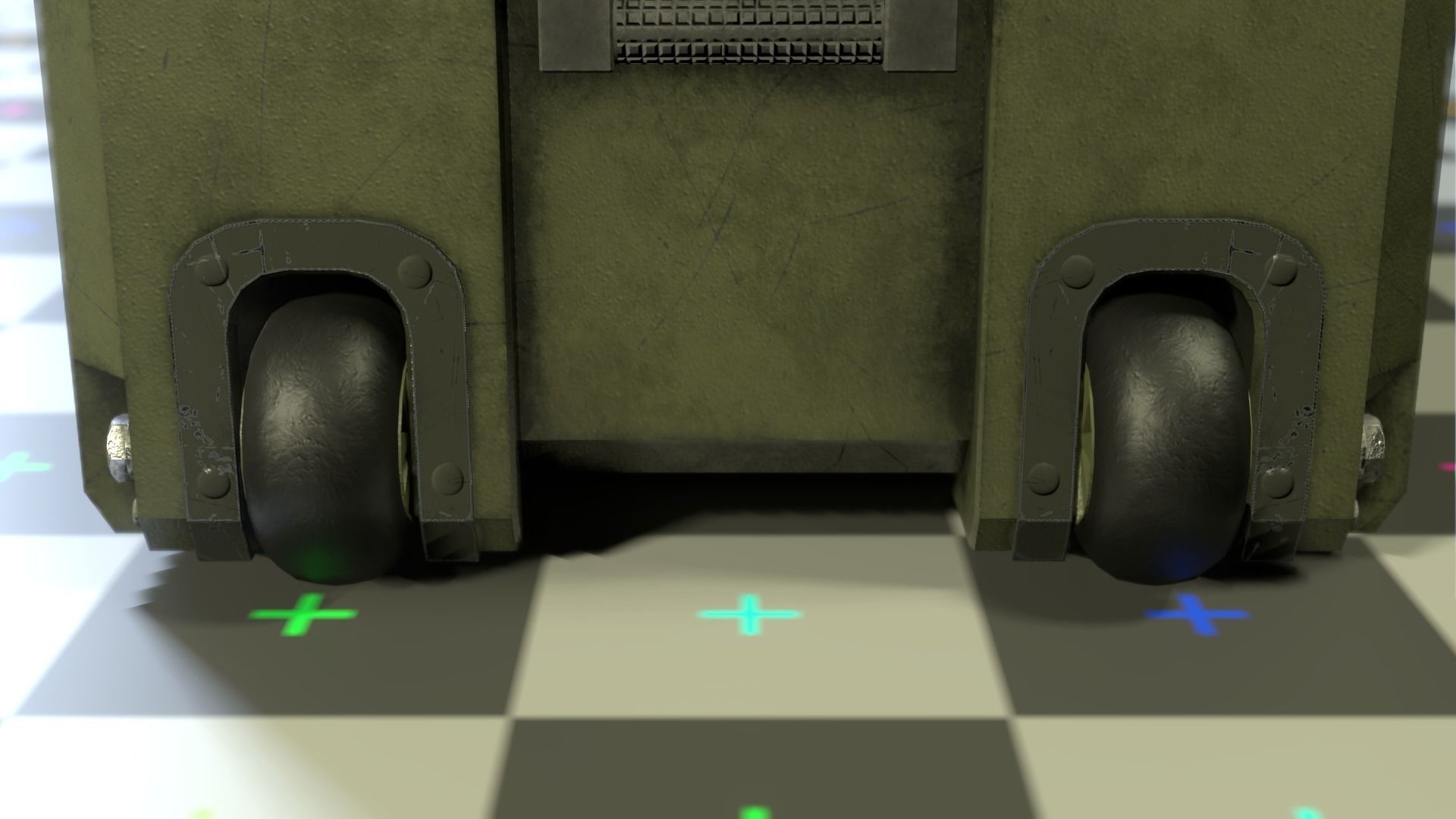 EPIC PBR - Modern Military Trunk Case Low-poly 3D model_15