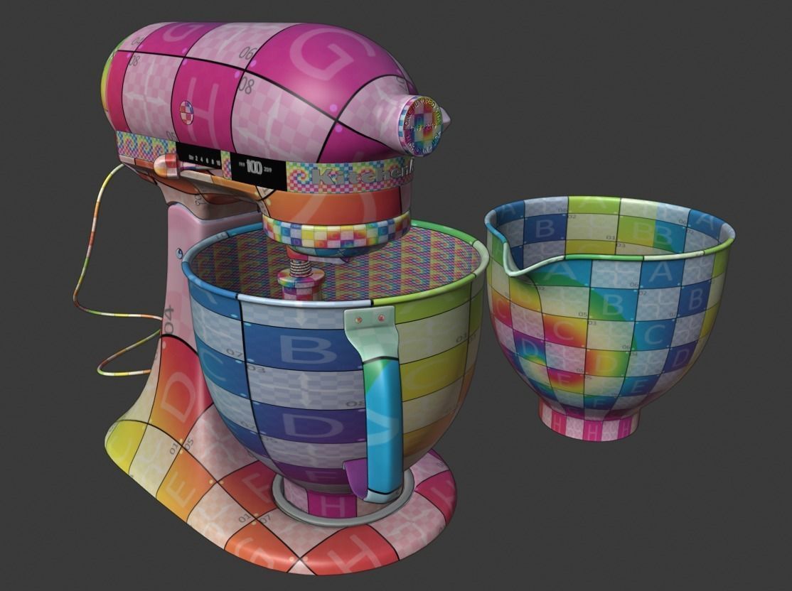 Kitchenaid 100 year anniversary High Quality 3D model_6