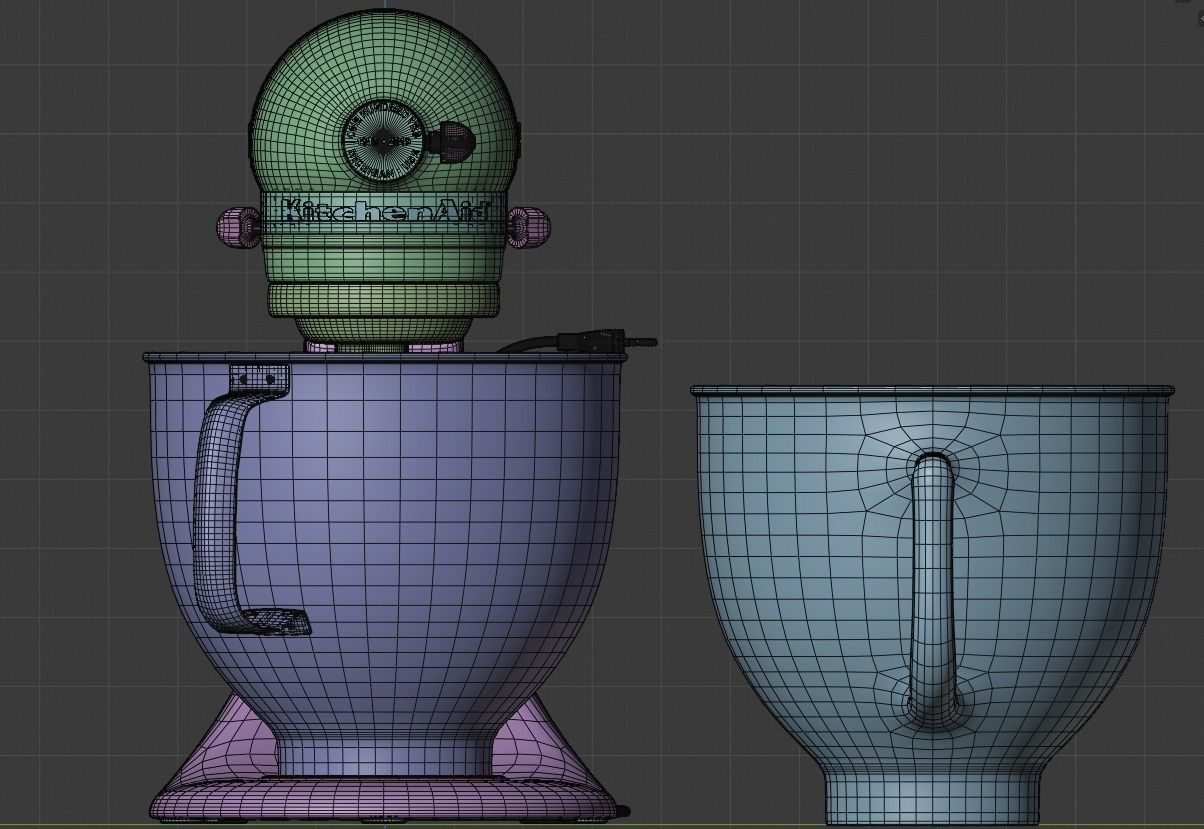 Kitchenaid 100 year anniversary High Quality 3D model_7