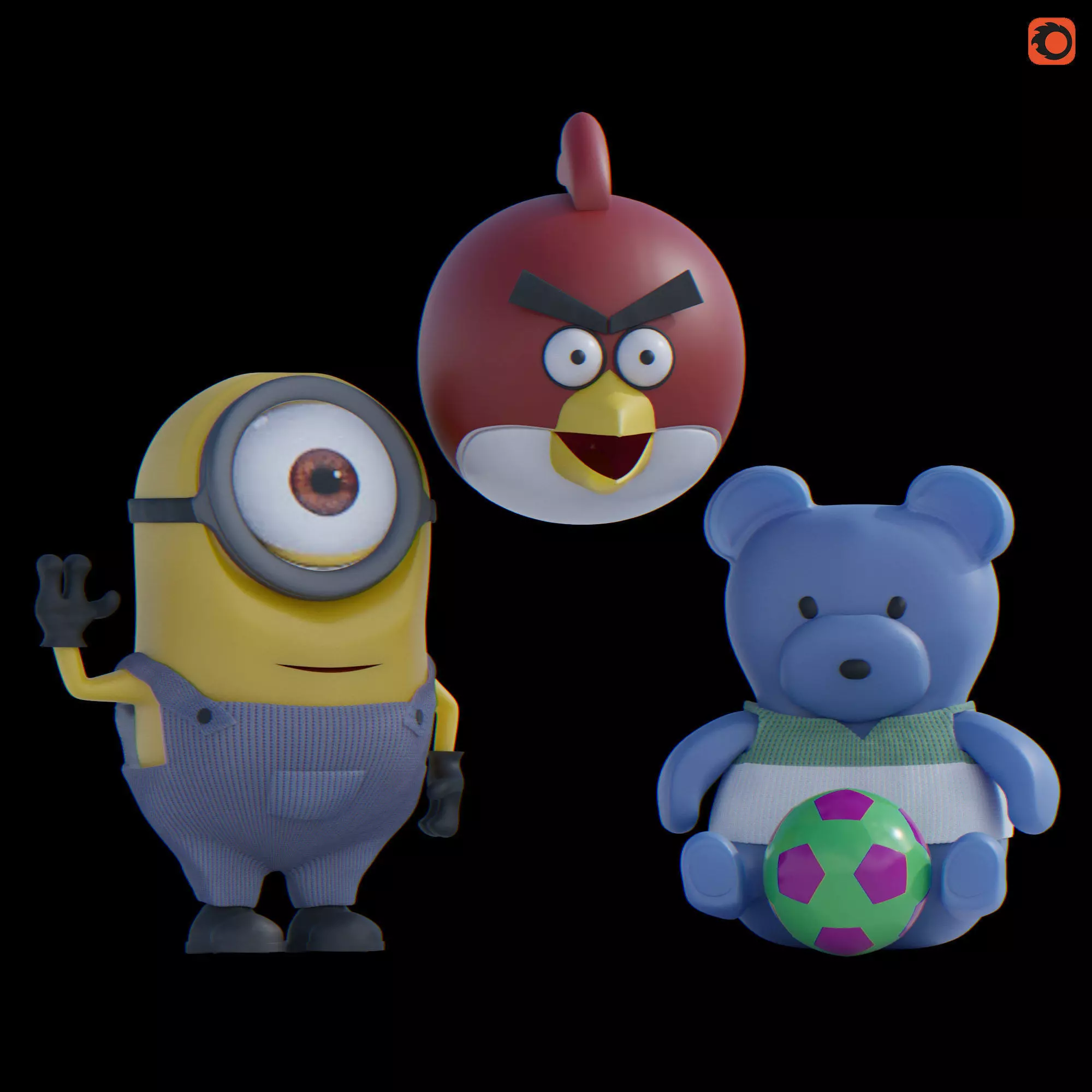 Animated Toy 3D model_0