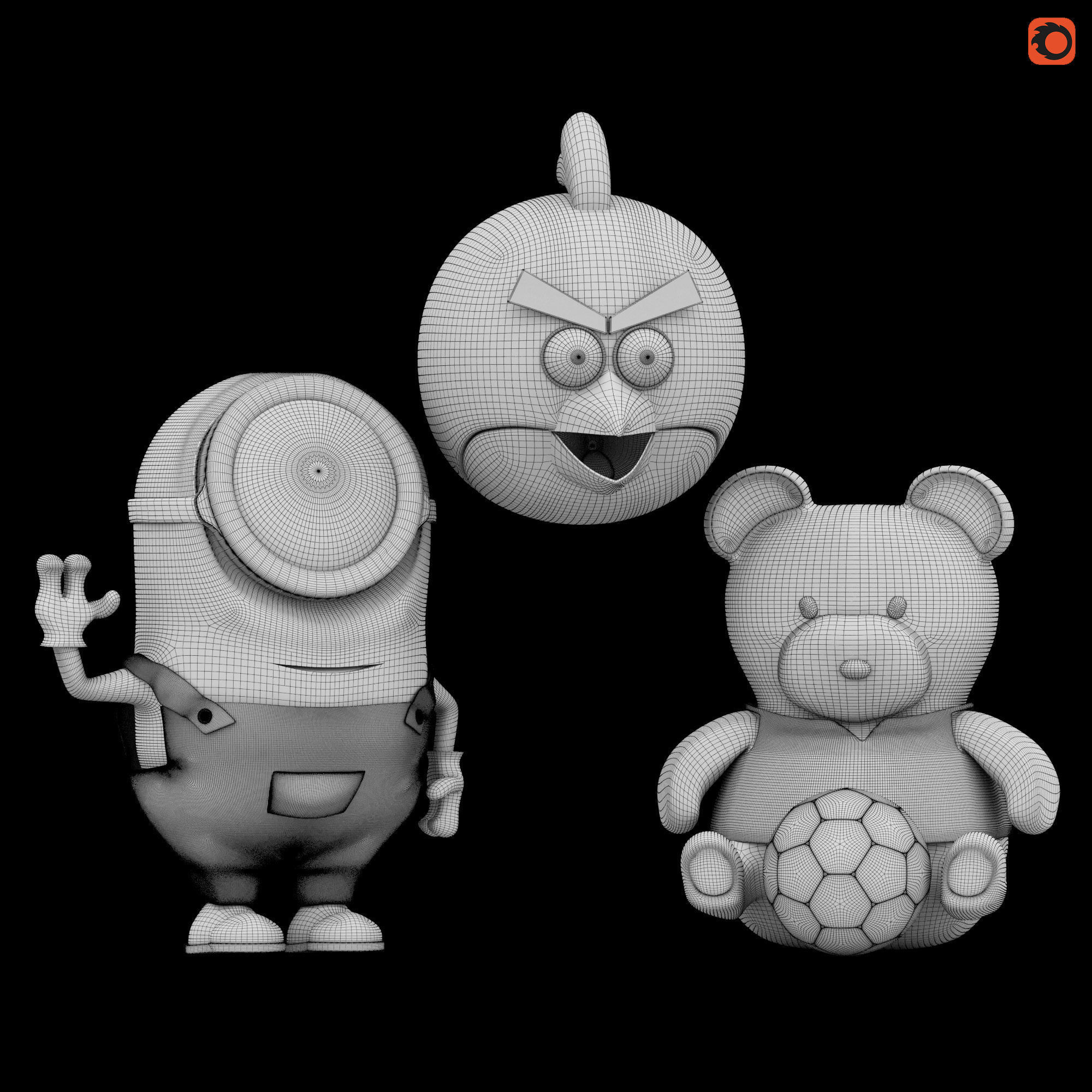 Animated Toy 3D model_2