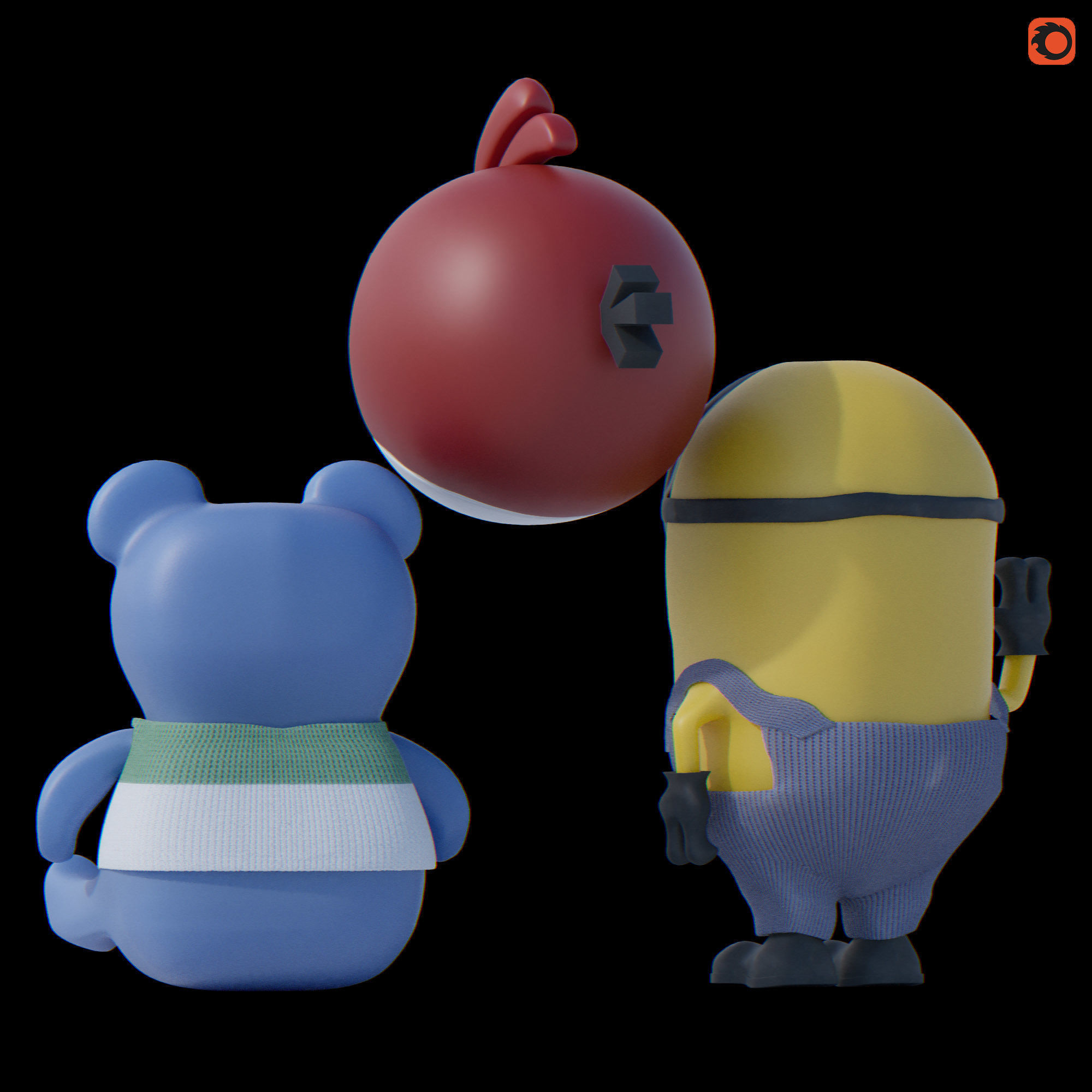 Animated Toy 3D model_1