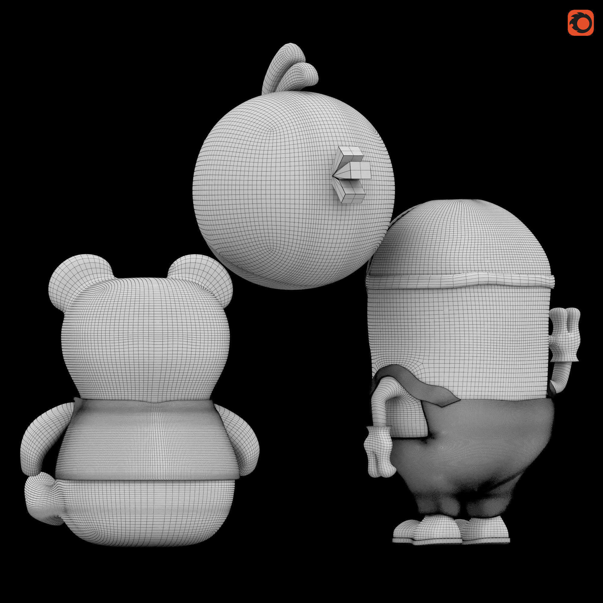 Animated Toy 3D model_3