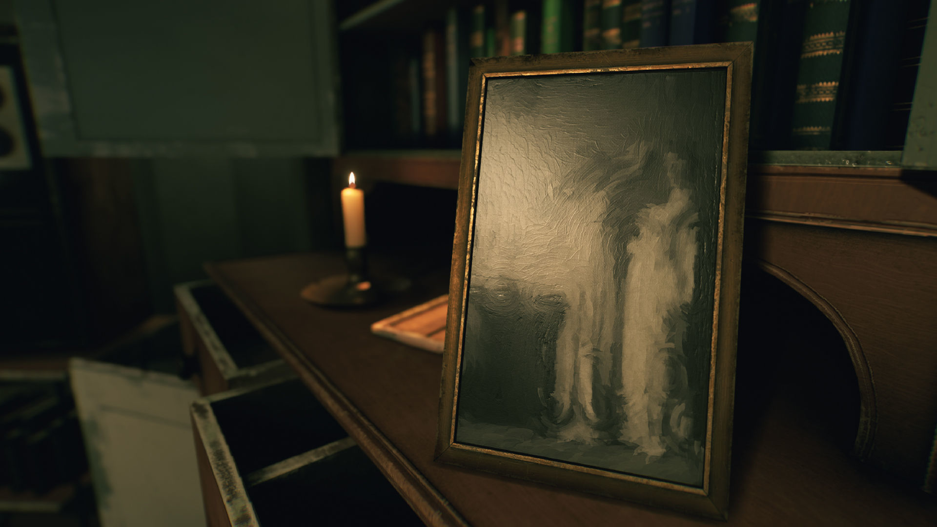 Horror Living Room - Asset Pack UE4 and UE5 Low-poly 3D model_15
