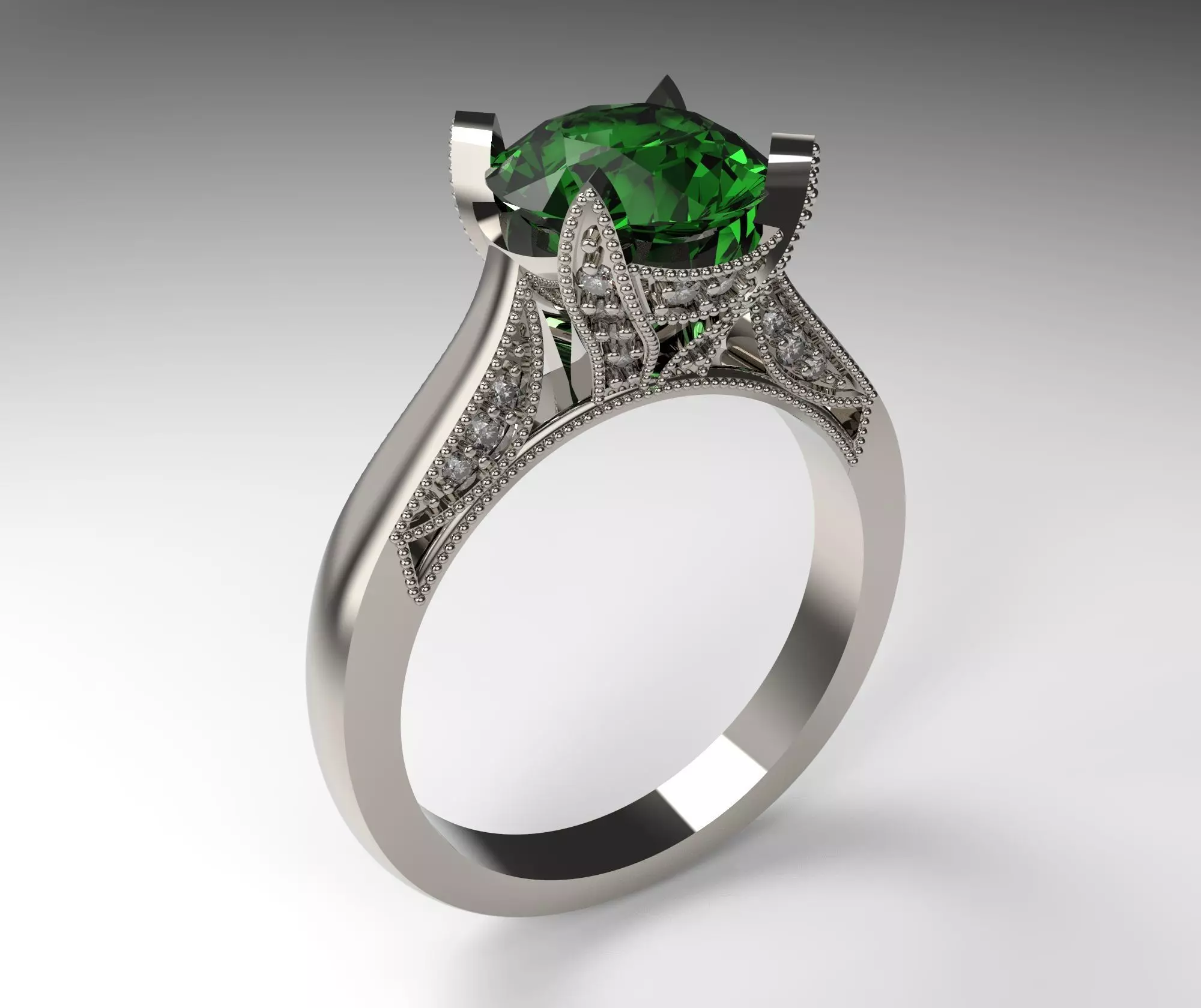 Model 200 Ring 3D print model