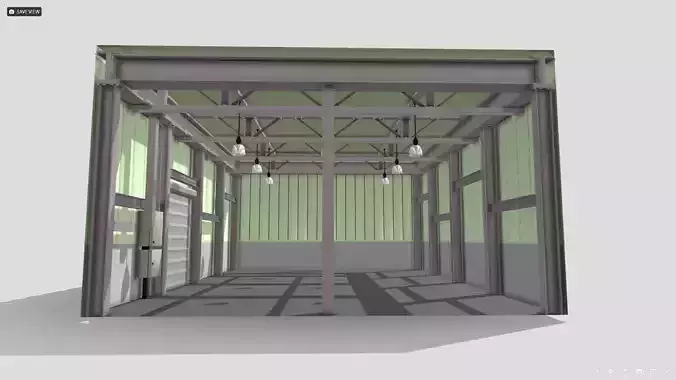 Warehouse Interior - Stylised