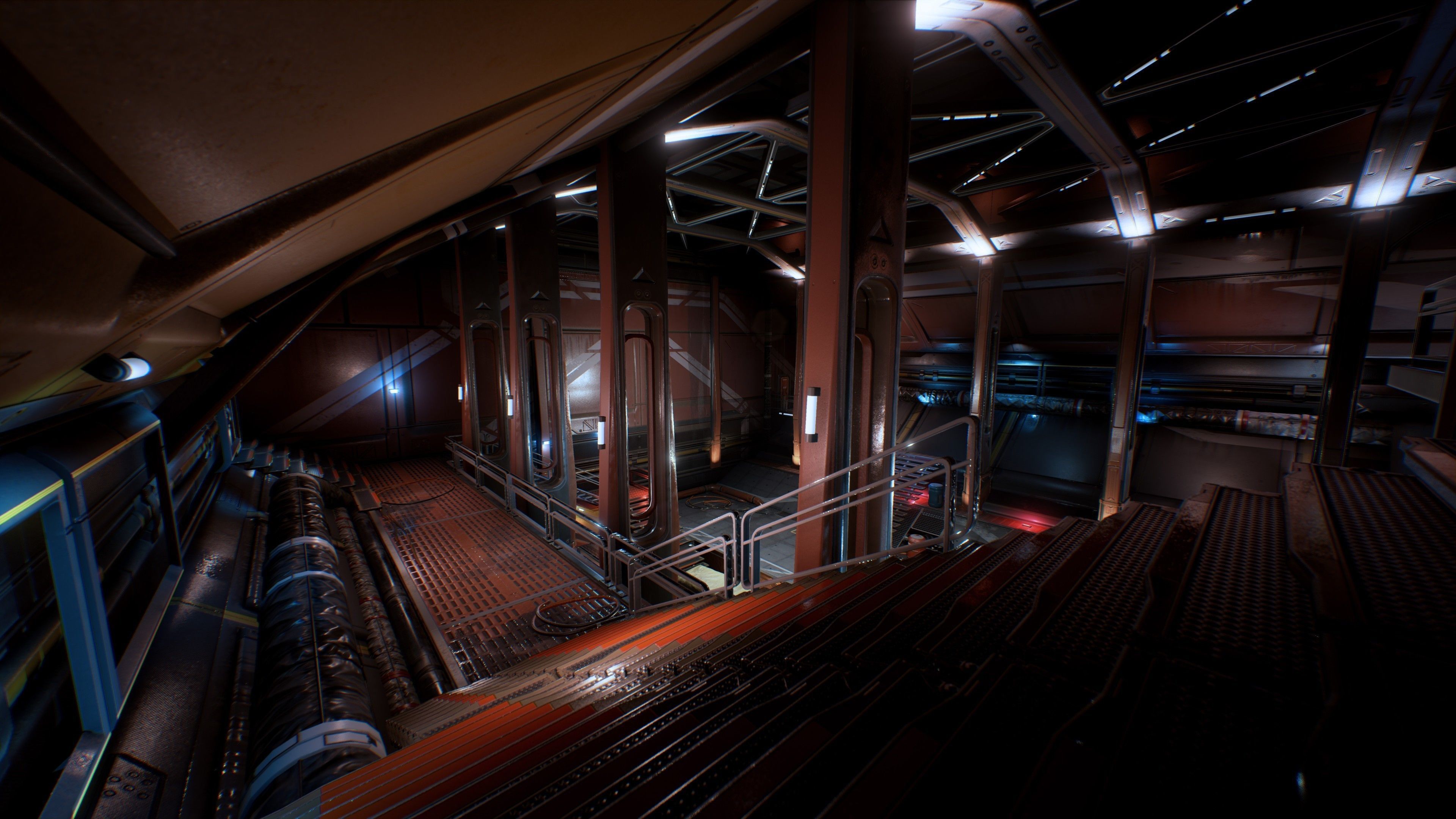 Scifi Kitbash Level Builder Low-poly 3D model_7