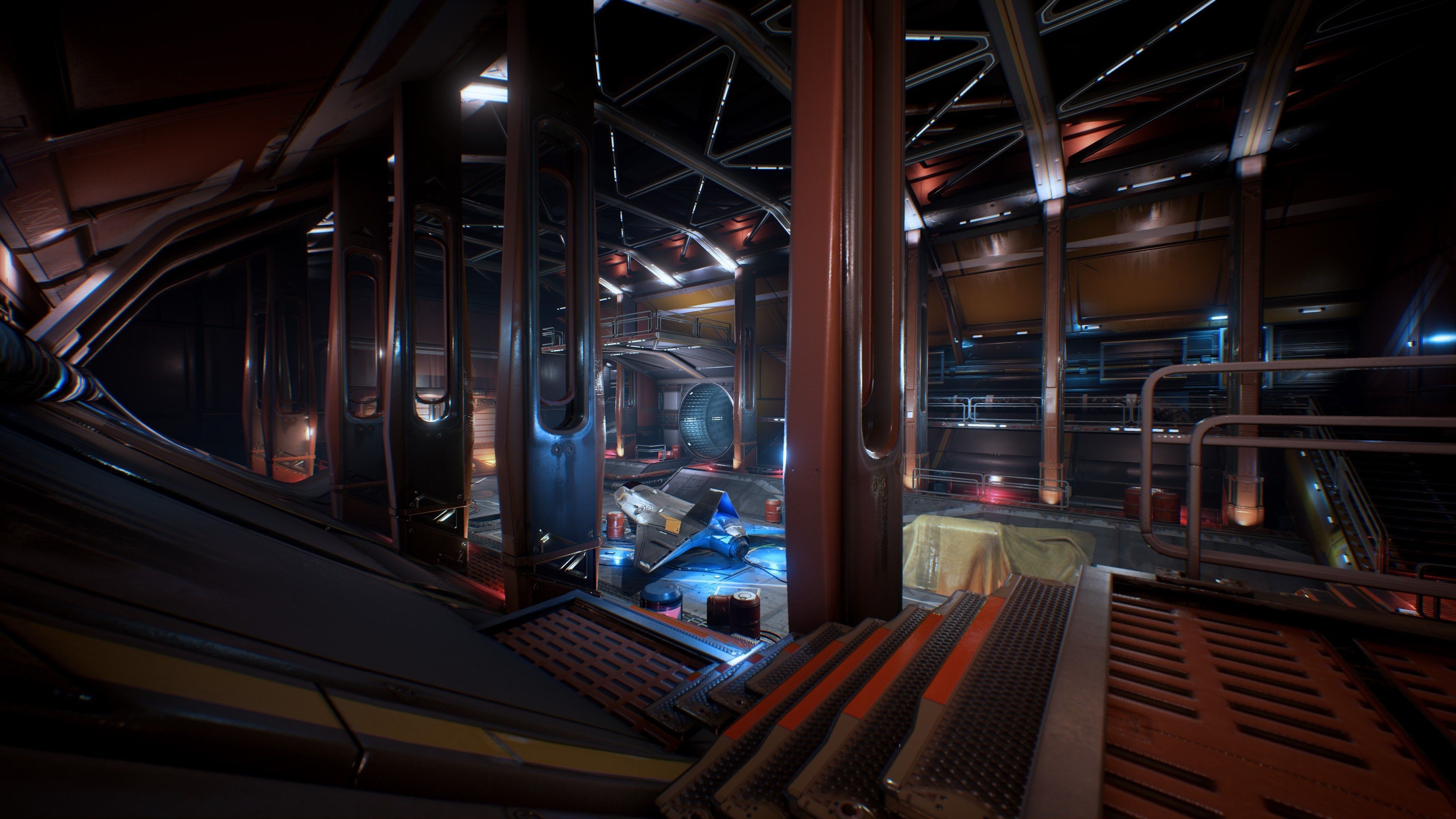 Scifi Kitbash Level Builder Low-poly 3D model_4