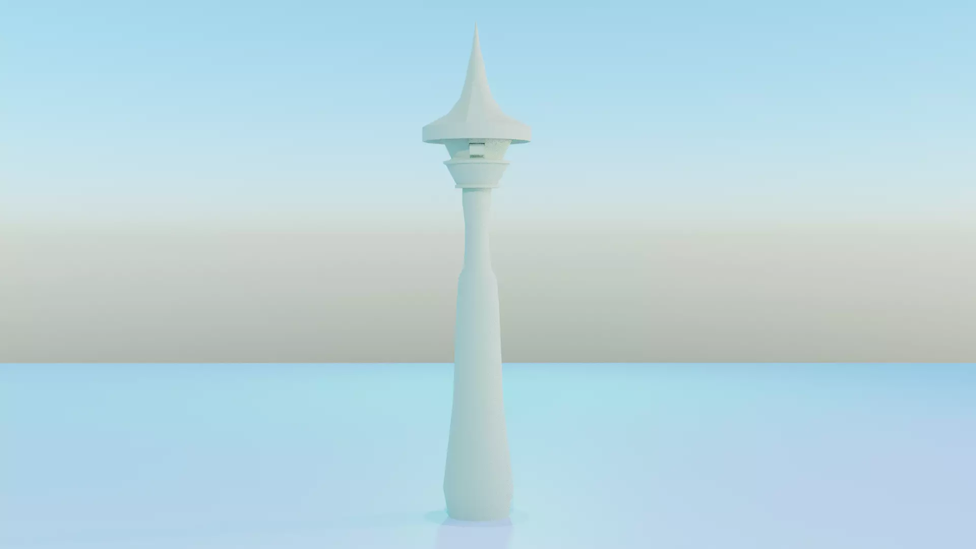 Rapunzel Tower 3D Model Low-poly 3D model