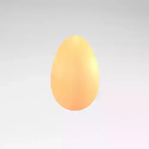 Egg v1 002 Low-poly 3D model