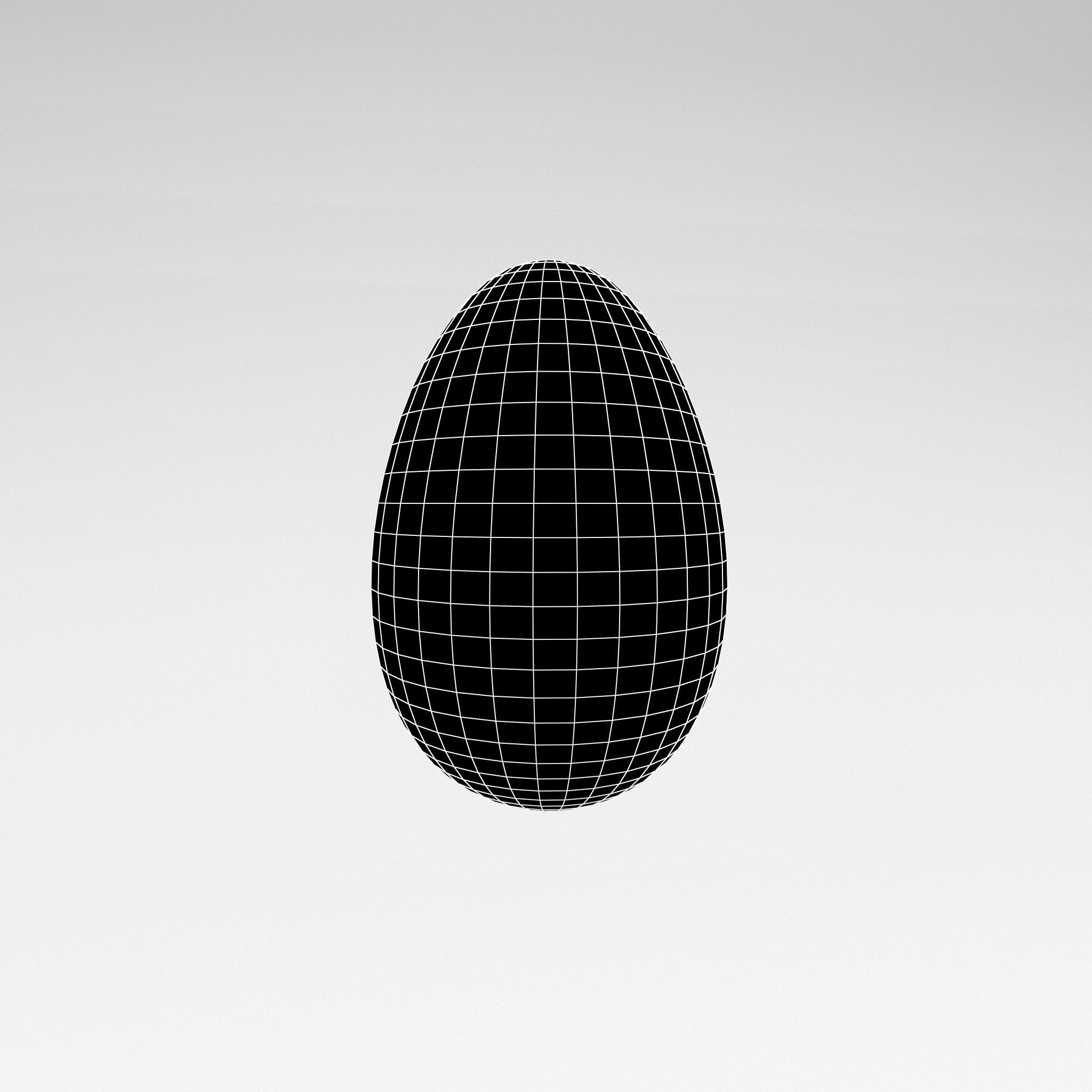 Egg v1 002 Low-poly 3D model_4