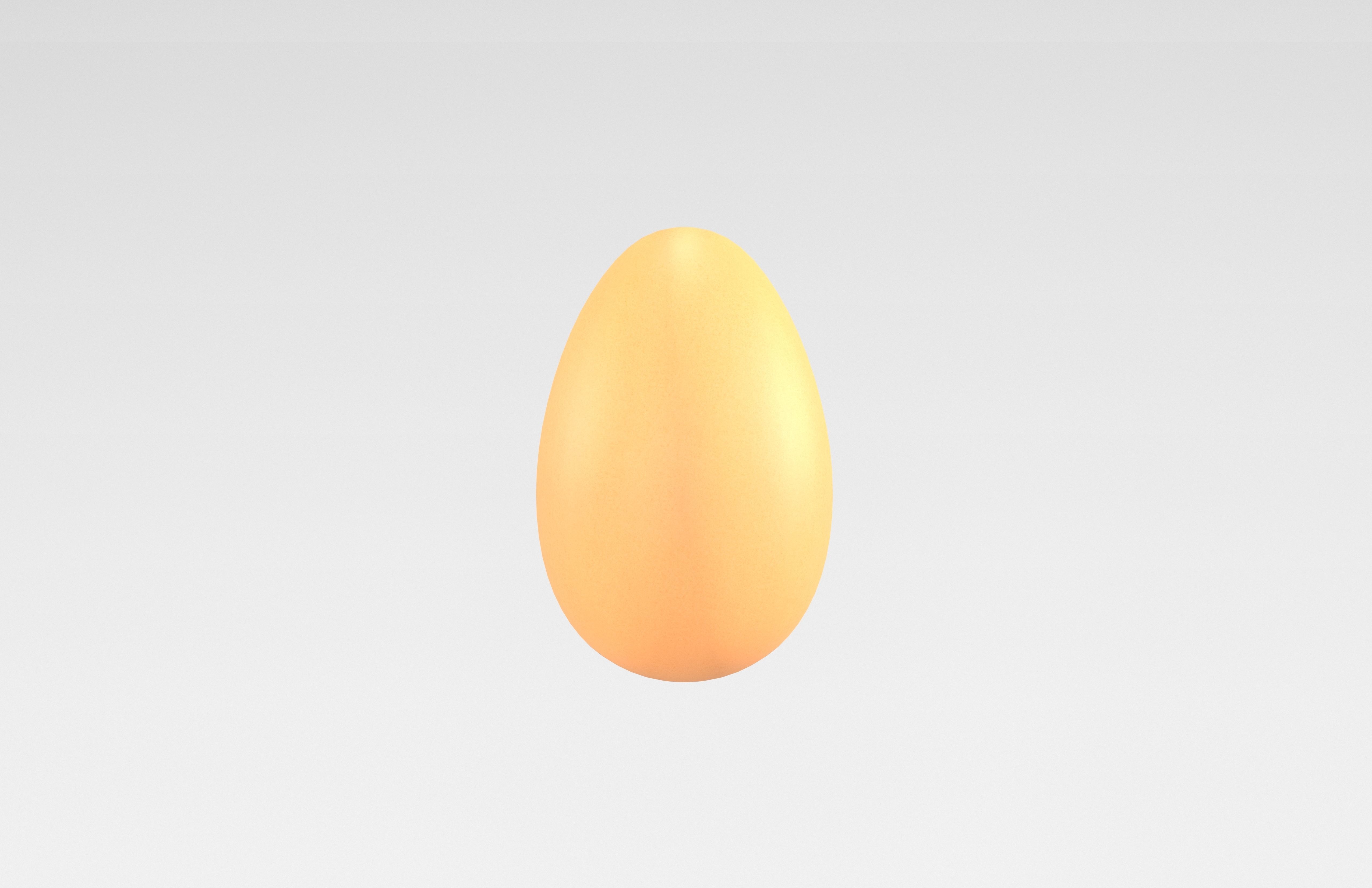 Egg v1 002 Low-poly 3D model_1