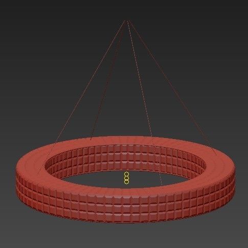 Crystal Halo Chandelier 41  Restoration Hardware 3D model_4