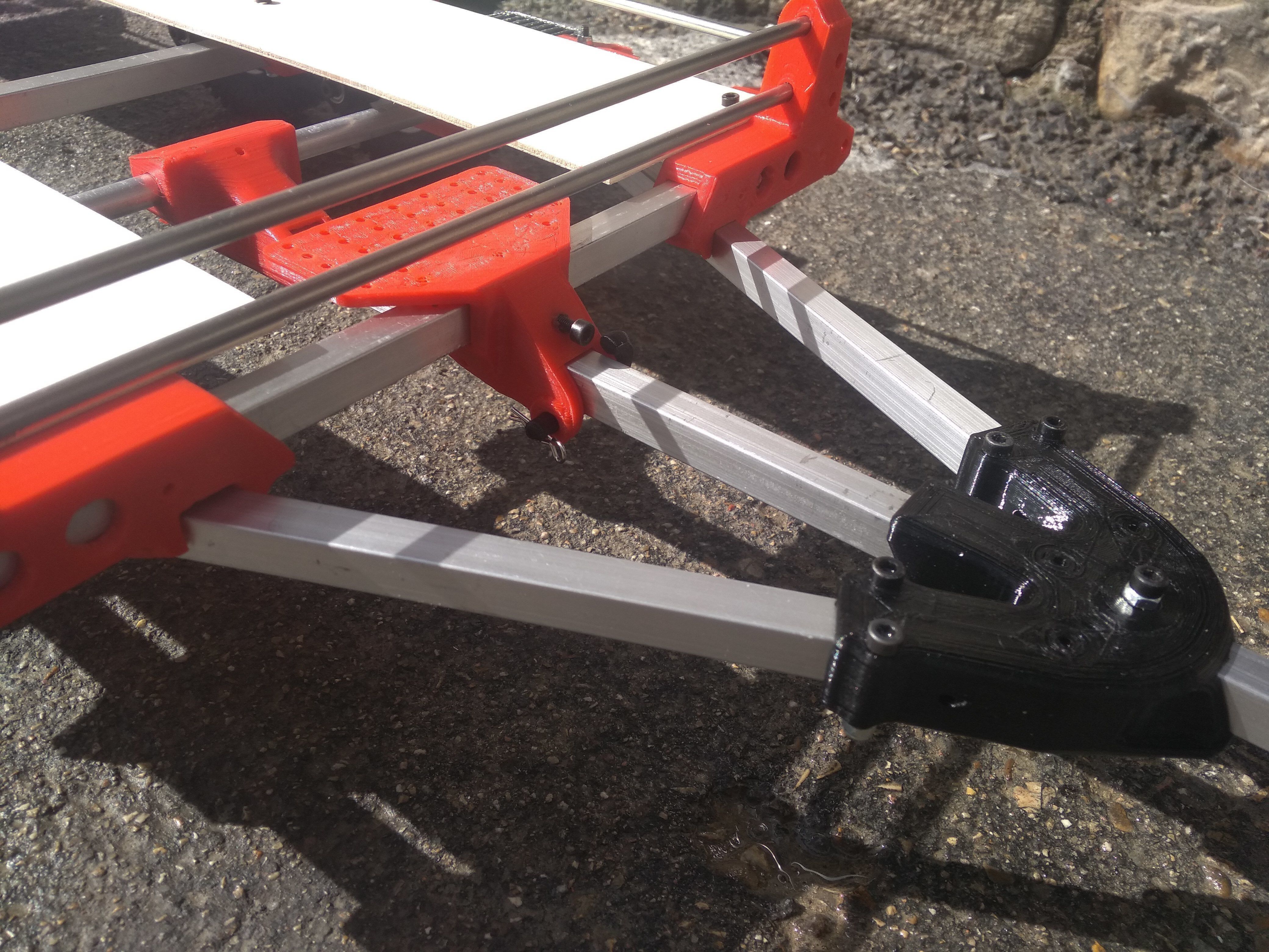 Trailer for crawler or rc car 3D print model_8