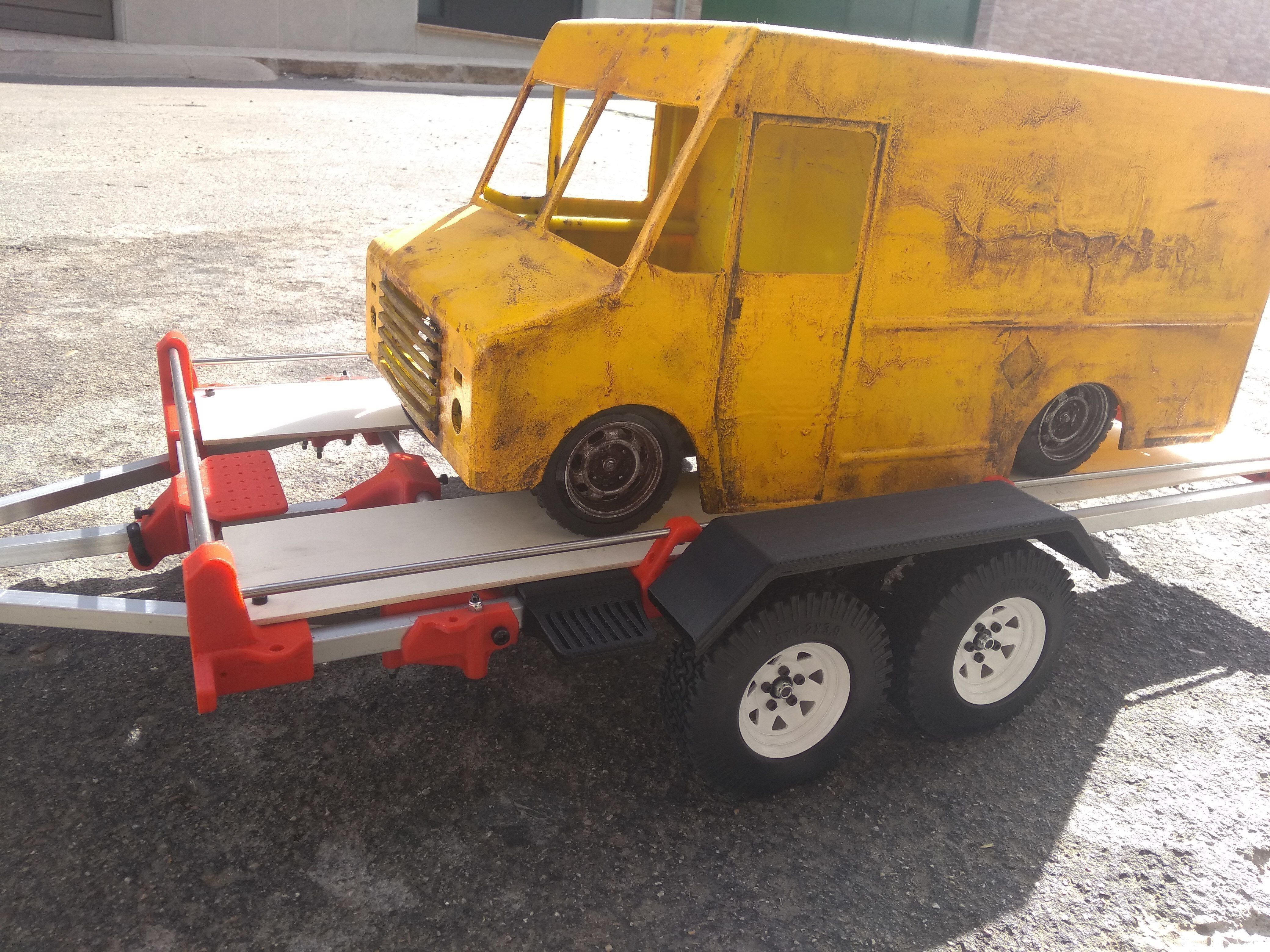 Trailer for crawler or rc car 3D print model_7