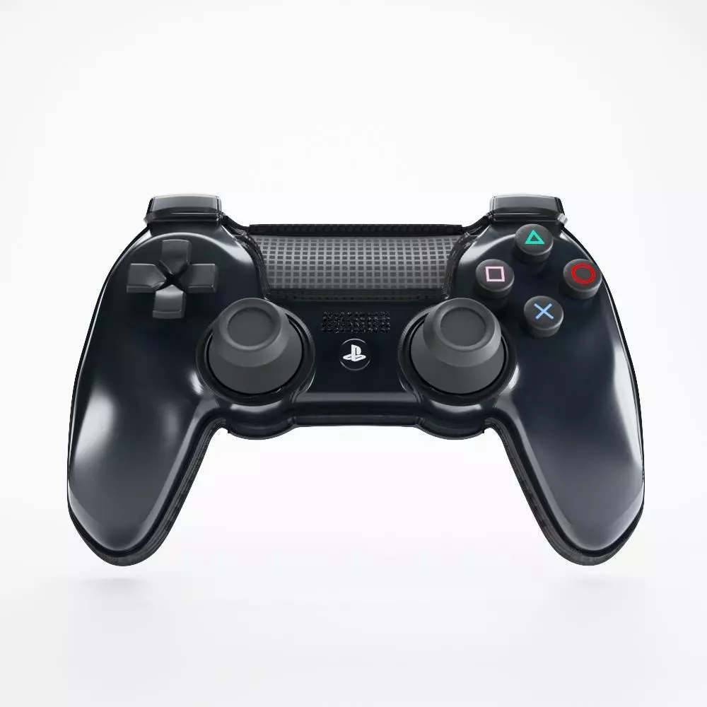 Sony Playstation Dualshock Controller Low-poly 3D model_0