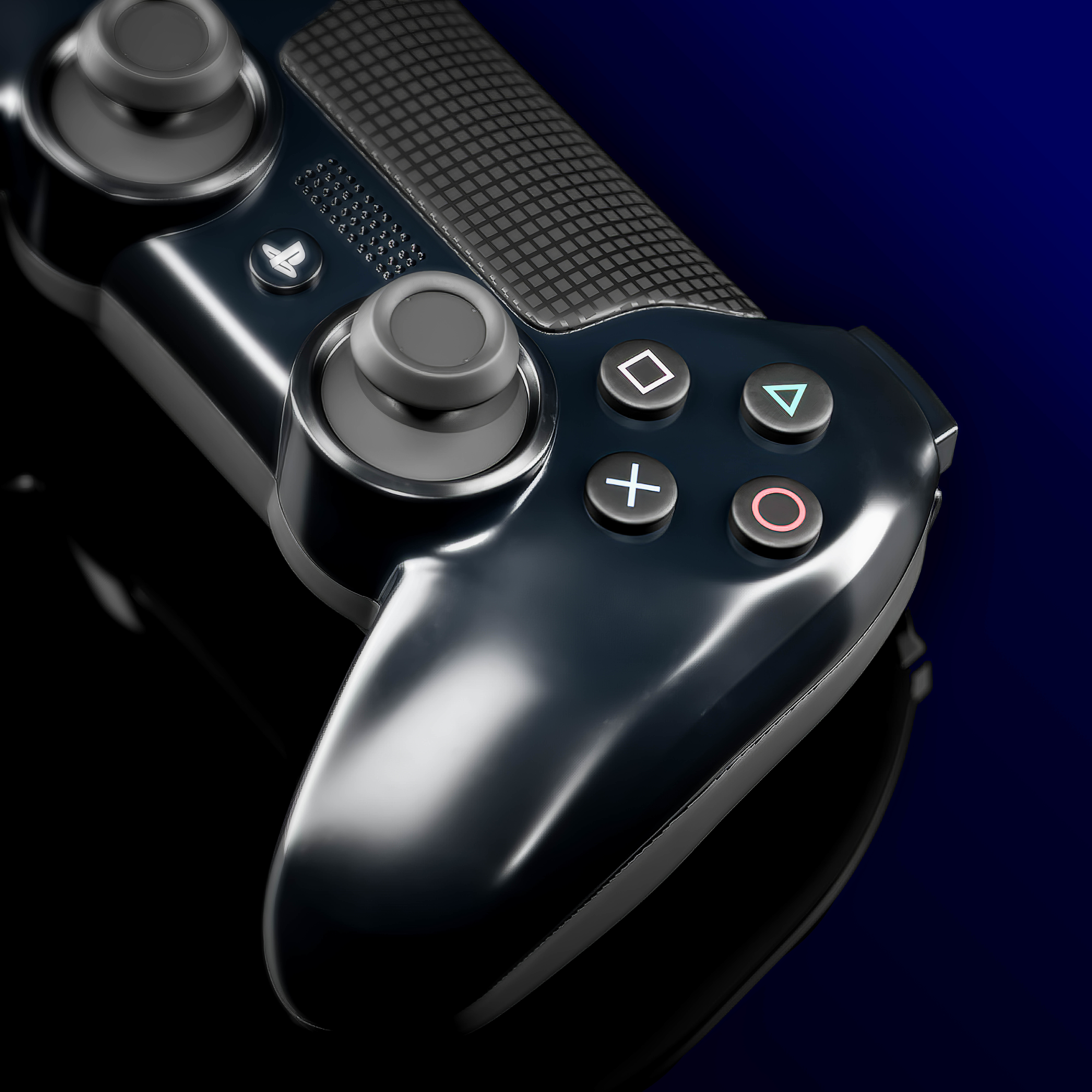 Sony Playstation Dualshock Controller Low-poly 3D model_8