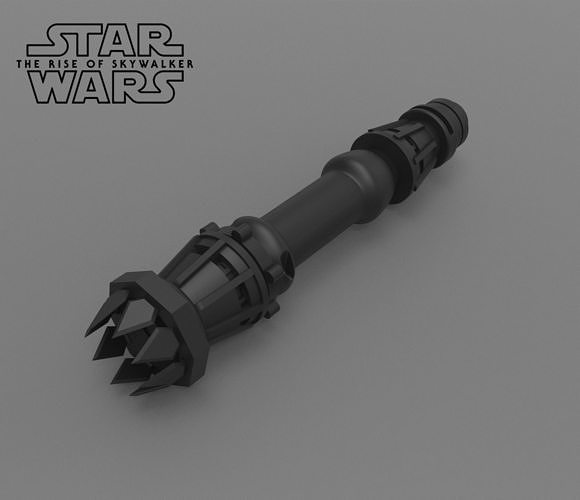 Rey Skywalker Lightsaber TROS 3D print model