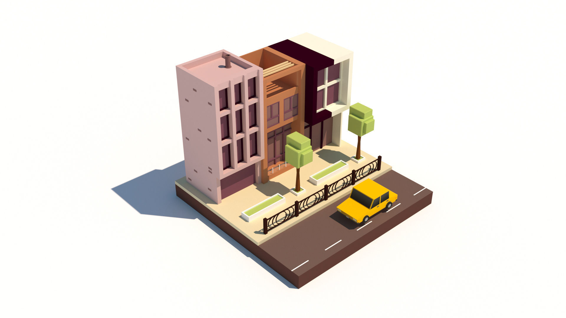 Polygon Ultimate Combo Pack Low-poly 3D model_17