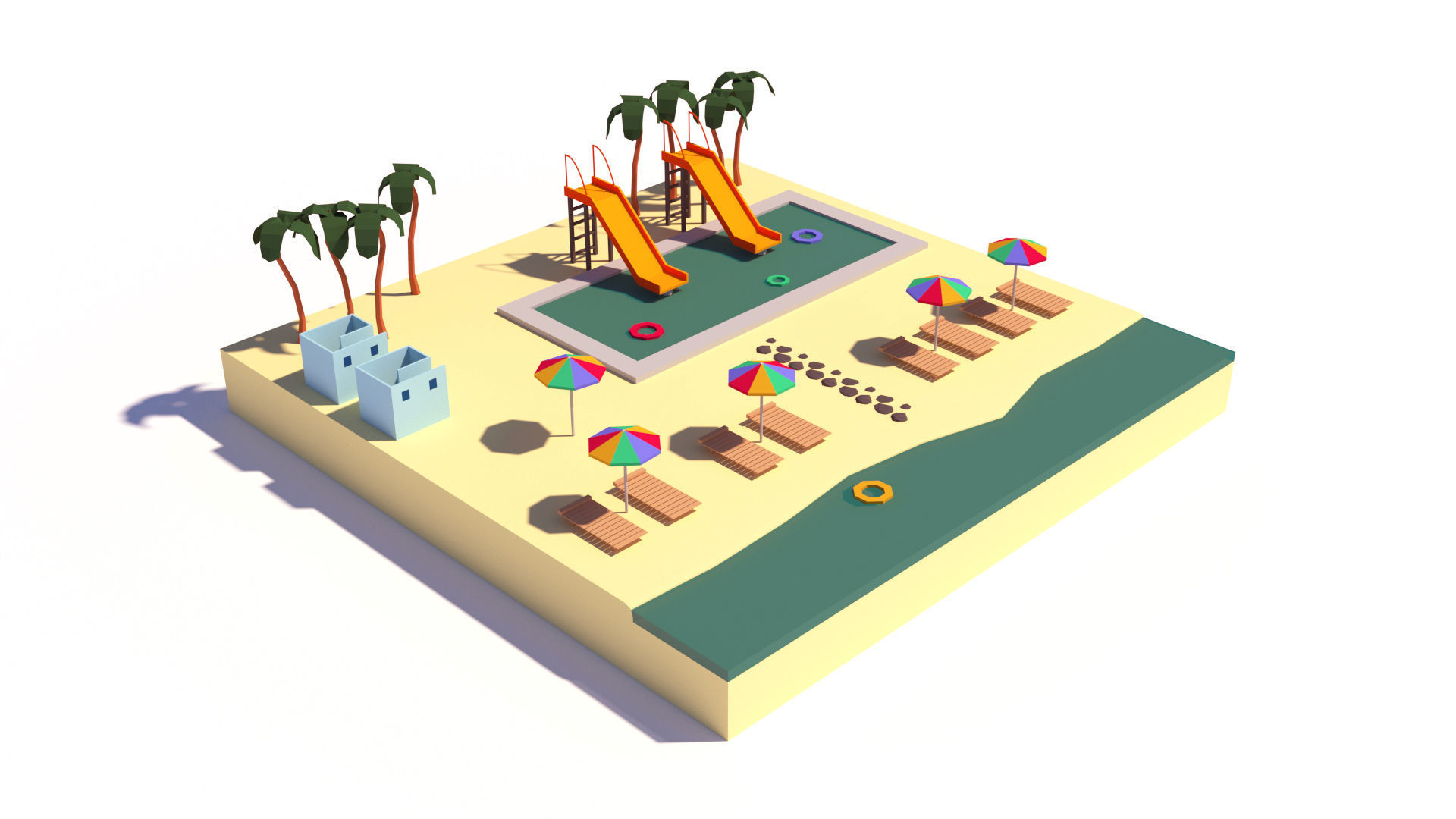 Polygon Ultimate Combo Pack Low-poly 3D model_25