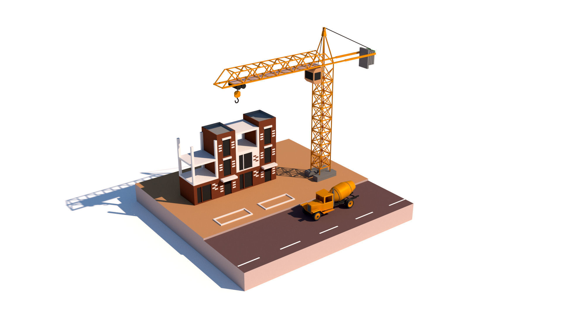 Polygon Ultimate Combo Pack Low-poly 3D model_12