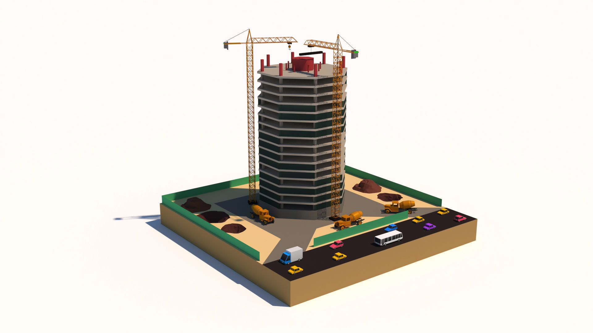 Polygon Ultimate Combo Pack Low-poly 3D model_22