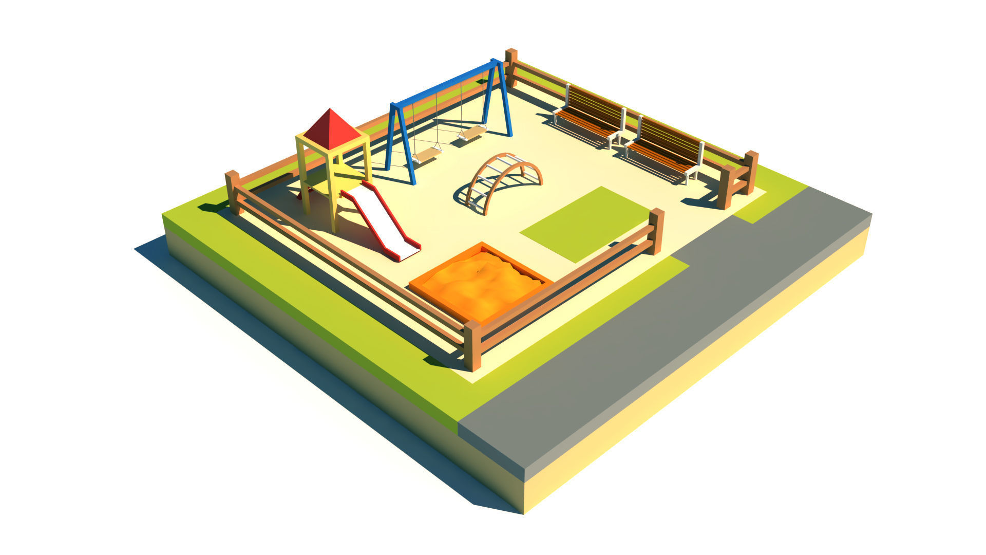 Polygon Ultimate Combo Pack Low-poly 3D model_15